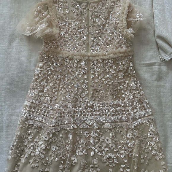 Needle and thread Aurora dress in champagne - Picture 8 of 15